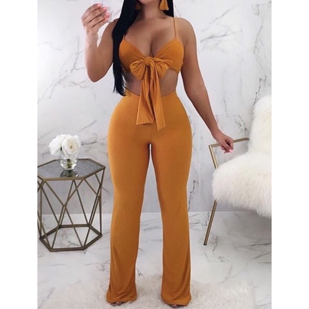 Mustard Yellow pant set